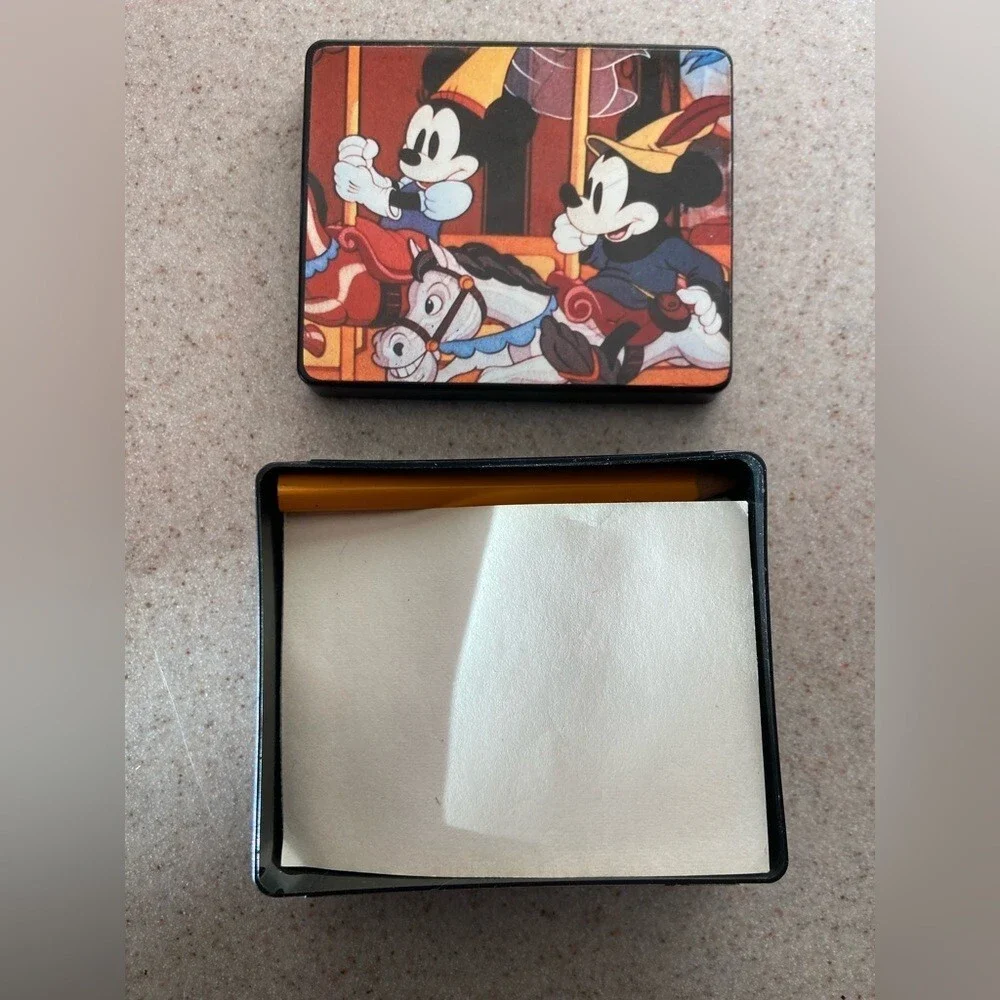 Mickey & Minnie Mouse vintage signature book box